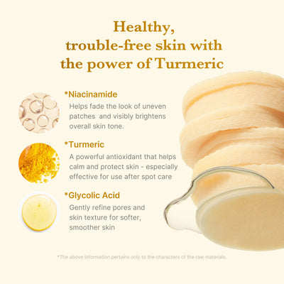 Medicube Kojic Acid Turmeric — Underarm & Body Brightening Pads