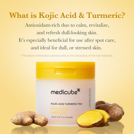 Medicube Kojic Acid Turmeric — Underarm & Body Brightening Pads