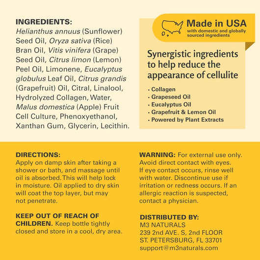 Ingredients, directions and warnings panel — 8 fl oz (240 mL)