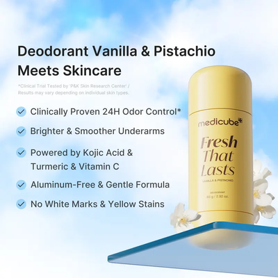 Deodorant meets skincare benefits
