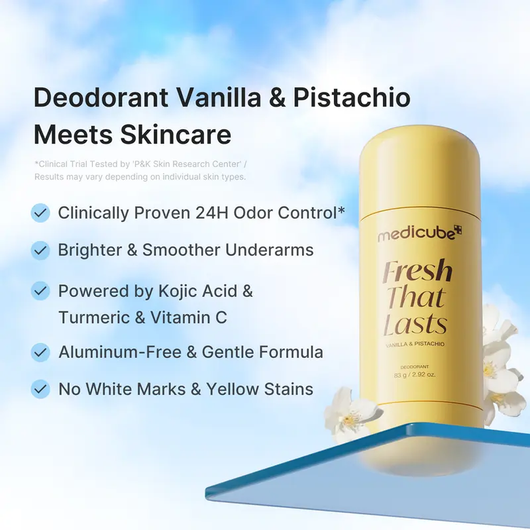 Deodorant meets skincare benefits