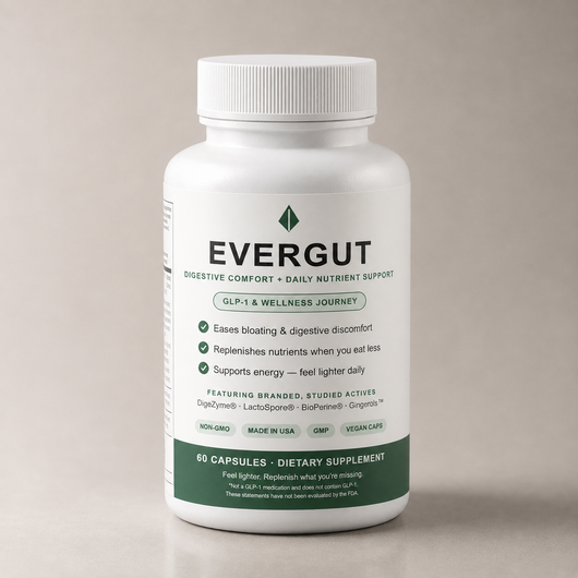 EVERGUT bottle - digestive comfort + daily nutrient support