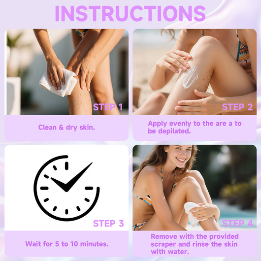 How to use - clean and dry, apply evenly, wait 5-10 minutes, remove with scraper and rinse