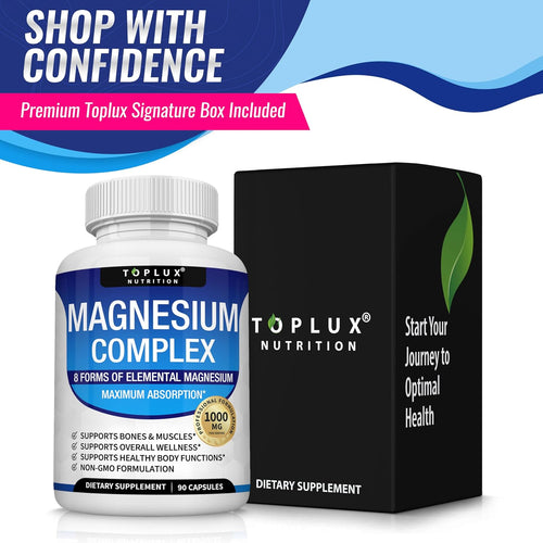 Magnesium Complex 1000mg - 8 Forms of Magnesium, Maximum Absorption